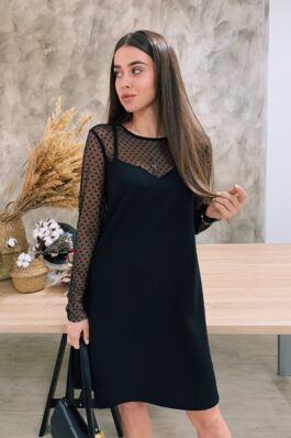 Платье черное