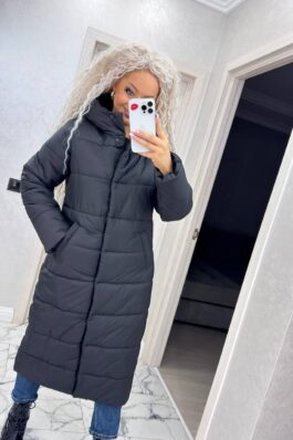 Женское зимнее пальто с капюшоном